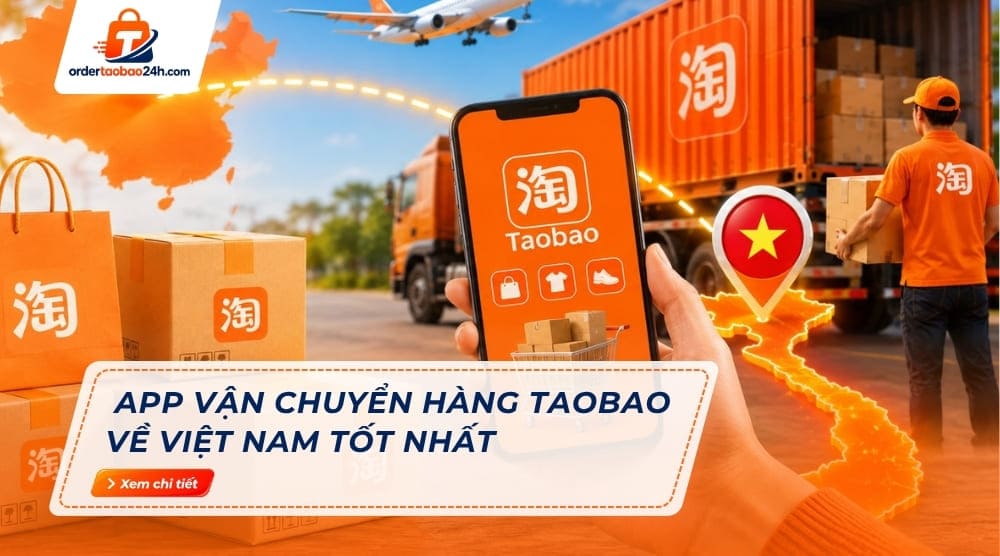 App vận chuyển hàng Taobao về Việt Nam