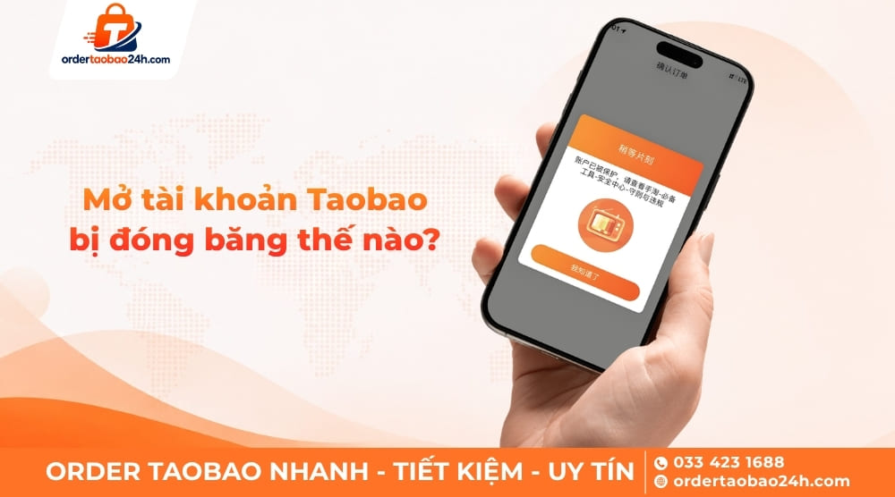 Cách mở khóa tài khoản Taobao bị đóng băng