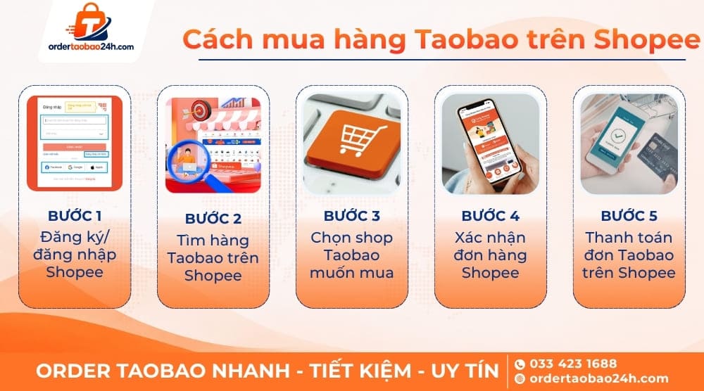 Cách mua hàng Taobao qua Shopee