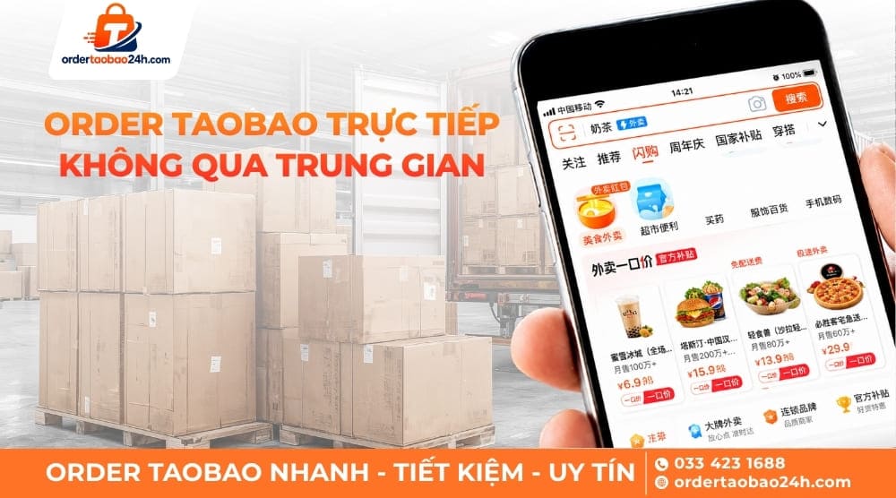 Cách order Taobao về Việt Nam không qua trung gian