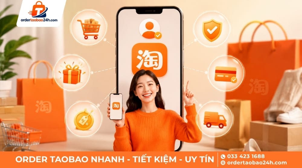 Đăng ký Taobao tiện lợi mua sắm