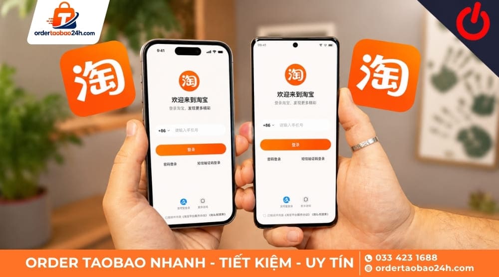 Đăng nhập thiết bị mới Taobao bắt xác thực tài khoản