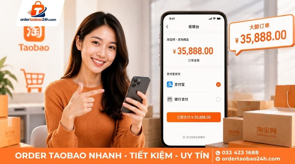Hành vi mua hàng Taobao bất thường cần xác minh danh tính