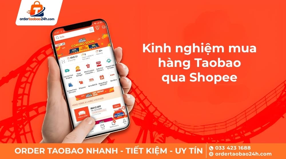 Kinh nghiệm mua hàng Taobao qua Shopee