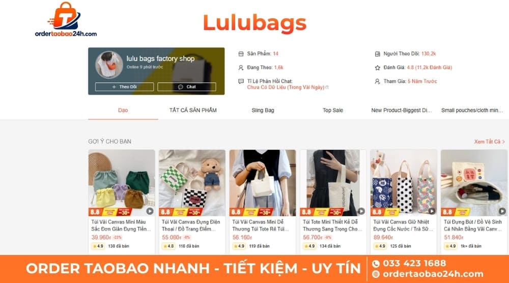 Lulubags - Shop túi xách Taobao trên Shopee giá mềm