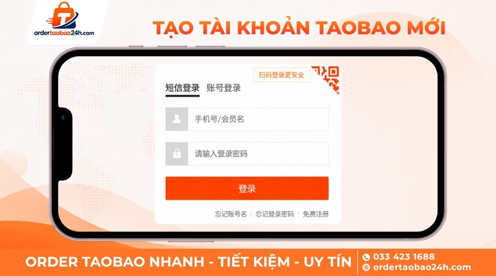 Mở tài khoản mới nếu Taobao bị đóng băng vĩnh viễn