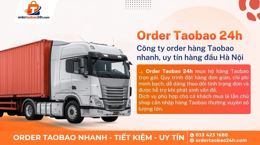 Order Taobao 24h mua hộ hàng Taobao uy tín