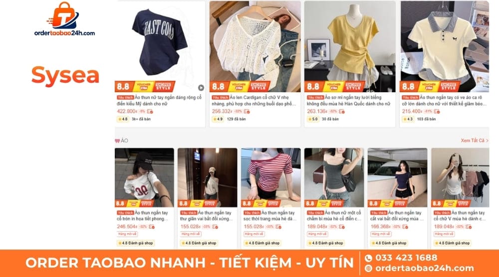 Sysea - Shop Taobao phong cách trẻ trung