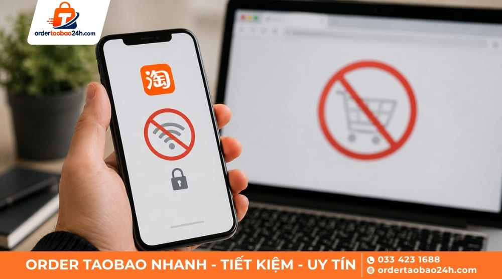 Tài khoản Taobao vi phạm chính sách bị chặn