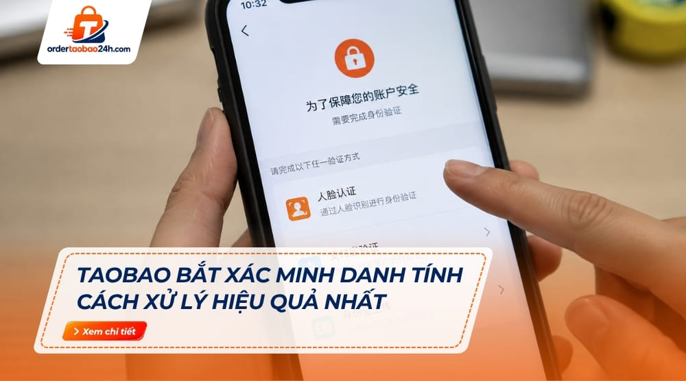 #1 Cách xử lý Taobao Bắt Xác Minh Danh Tính hiệu quả nhất