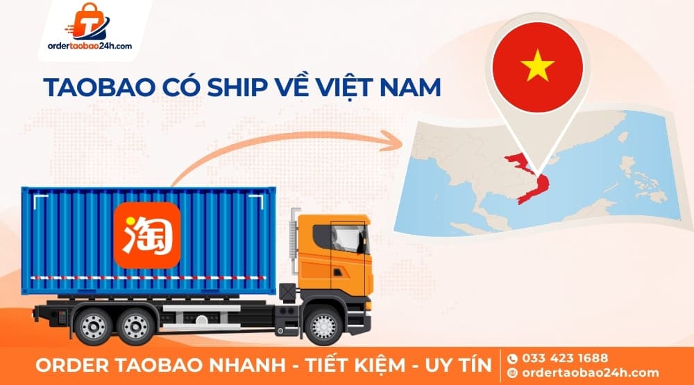 Taobao có ship thẳng về Việt Nam không