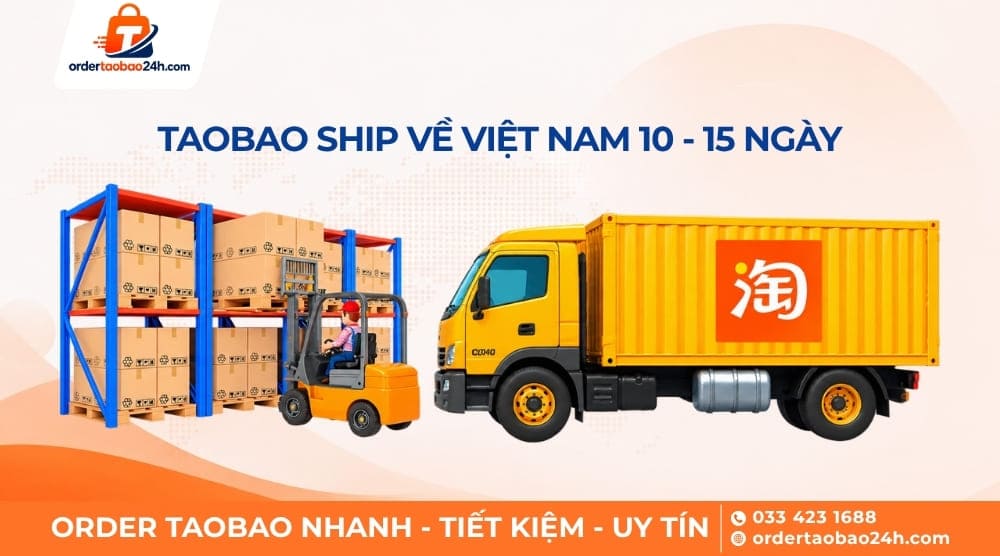 Taobao ship thẳng về Việt Nam bao lâu