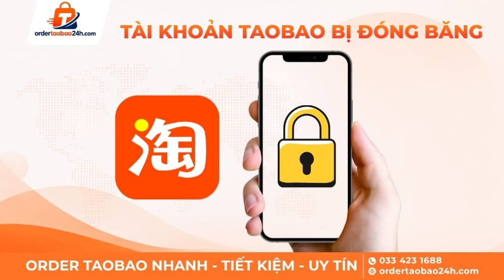 Tình trạng tài khoản Taobao bị đóng băng