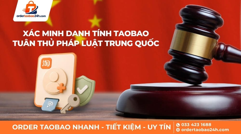 Xác minh danh tính Taobao theo quy định Trung Quốc
