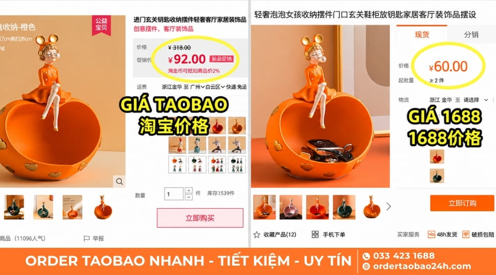 Taobao hay 1688 rẻ hơn