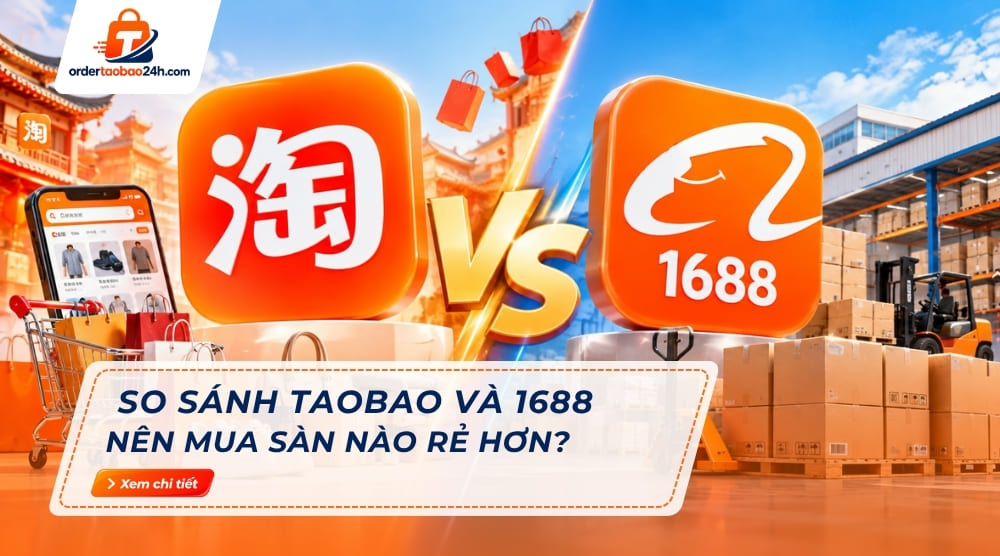 So sánh Taobao và 1688